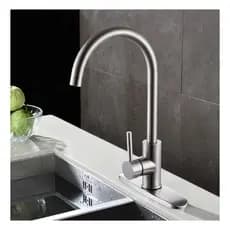 Torneira Para Cozinha Gourmet Misturador Inox Cor Prateado