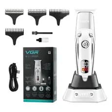 Máquina De Cortar Cabelo Profissional Sem Fio Vgr Oiv-277