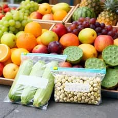 20/40/60 Peças Sacos Herméticos Reutilizaveis Para Armazenar Alimentos Congelador