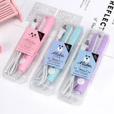 Mini chapinha bivolt com estojo,  prancha de cabelo portátil,  facil transporte , facil de usar