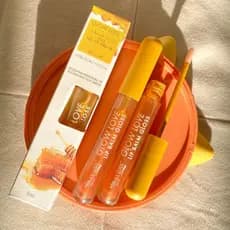 Kit Gloss C/3 Lip Balm Gloss Glow Mel Honey  - MaxLove