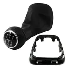 Kit Manopla Bola de Cambio Original + Coifa e Base Gol G4 Saveiro Parati 2006 a 2014