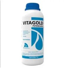 Vitagold Potenciado 1 Litro Suplemento Vitamínico para Animais Excelente