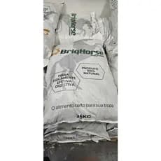 BriqHorse Volumoso Alimento Para equinos 100% natural Rico em Fibras Efetivas Digestiva 25 Kg