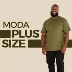 Camiseta Plus Size Masculina Canelada de Alta Qualidade
