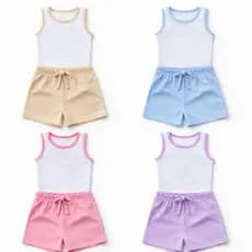 Conjunto Infantil Premium Canelado — Conforto Total