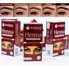henna makiaj para sobrancelhas com fixação e efeito natural - ORIGINAL