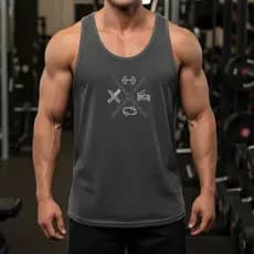 Regata Masculina Estampada Academia Estampa Lifestyle Fitness Treino Streetwear