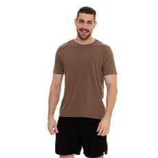 Camiseta Masculina Estonada Básica Algodão Premium Confortável Estilo Streetwear