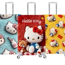 Capa De Mala Personalizada Hello Kitty Viagens Bagagens 02