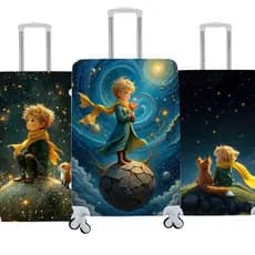 Capa de Mala Personalizada Pequeno Príncipe  Estilo e Proteção Para Suas Viagens Bagagem