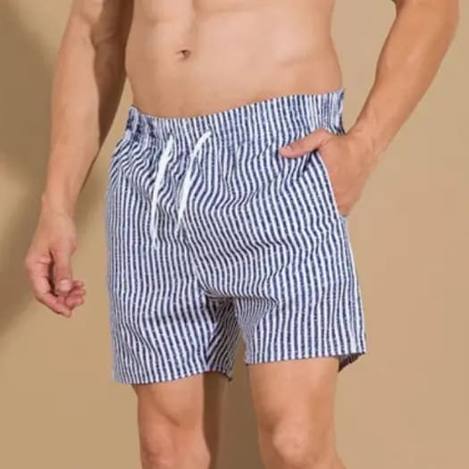 Bermuda Masculina Tactel Short Leve com Elastano Elástico Cordão Ajustável Esportes