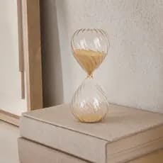 Ampulheta De Vidro Decorativa Com Duração De 5 Minutos, 10Minutos e 15 Minutos