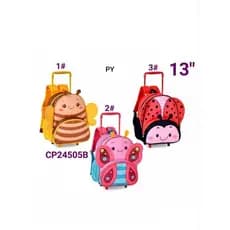 Mochila De Rodinhas Infantil Para crianças Clio Pets Reforçadas Creches CP24505B