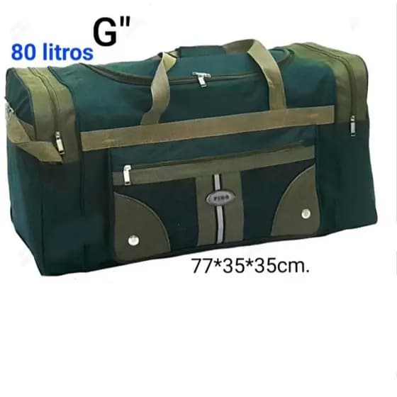 Bolsa De Viagem Tiracolo Grande Tam G 80L Reforçada Esportiva Unissex Feminina Feminino 02083
