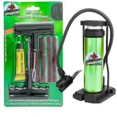 Kit Reparo de Pneu Carros e Motos + Bomba de ar - Alta qualidade