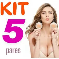 Protetor Tapa Seios em Silicone Sutiã Reutilizável Mamilo Bico do Peito