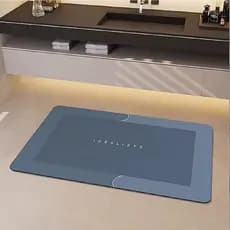 Tapete de Banheiro 60x40 Soft e Absorvente Macio de Secagem Rápida