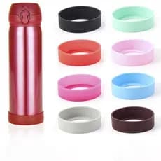 5.5/6/6.5/7/7.5/7.8/8.2cm Garrafinha kit garrafa de água Luva de silicone para garrafa de água universal antiderrapante,