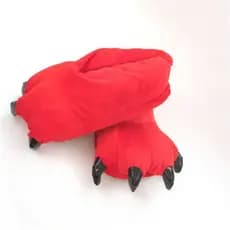 Sapatos De Veludo Coral Dinossauro De Pelúcia Animal