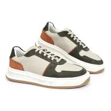 Sneaker Masculino Luxo Couro Legítimo Social Confortável