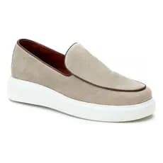 Sapato Masculino Slip-On Confortável Macio Couro Legítimo Estilo Tênis Elegante