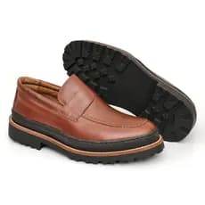 Sapato Elegante Masculino em Couro Bovino Premium Solado Tratorado
