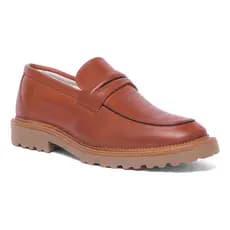 Sapato Slip-On Masculino Oxford Elite Loafer Couro Legítimo Luxo Elegante