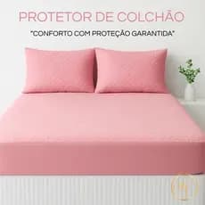 kit Capa Para Colchão Impermeável Matelado Com Elástico Protetor de Colchão
