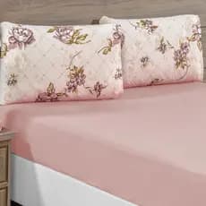 KIT com 3 Lençóis Queen 3 Peças com Elástico 1,98m x 1,58m x 30cm Altura - ESTAMPAS SORTIDAS - OPORTUNIDADE