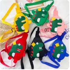 Bolsa De Peito Transversal Formato De Dinossauro Fofo Para Criança