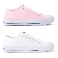Kit 2 Pares Tênis Feminino Star Casual Promoção Ótima Qualidade Envio Imediato