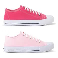 Kit 2 Pares Tênis Feminino Casual Star Promoção Envio Imediato Ótima Qualidade