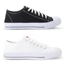 Kit 2 Pares Tênis Feminino Star Casual Ótima Qualidade Promoção Envio Imediato