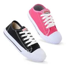 Kit 2 Pares Tênis Infantil Menina e Menino Casual Star Escolar Macio Confortável Ótima Qualidade