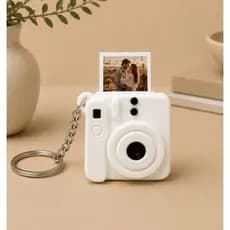 Chaveiro câmera polaroid acompanha foto personalizada presente dia dos namorados