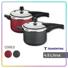 Panela de Pressão Tramontina 4,5 Litros Antiaderente em Alumínio – Linha Vancouver