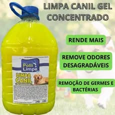 Limpa Canil Gel Concentrado Tira Cheiro De Xixi com Facilidade Eliminação de Odores Ambiente Cheiroso Por Mais Tempo