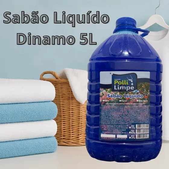Sabão Líquido Dinamo Para Lavagem de Roupas 5 Litros