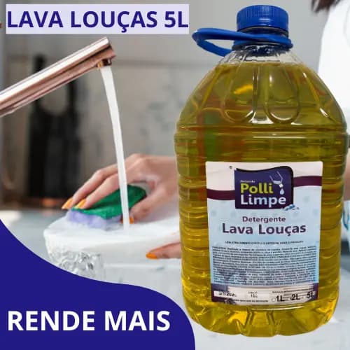 Detergente Líquido Lava Louça Neutro | Alto Rendimento | Limpeza e Brilho