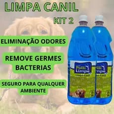 Limpa Canil Marine Tira Cheiro De Xixi com Facilidade KIT 2  Eliminação de Odores Ambiente Cheiroso Por Mais Tempo