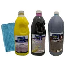 Kit Limpeza Automotiva  Shampoo Com Cera Desengraxante Solupan Limpa Chapa LM + Pano de Microfibra