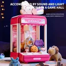 Máquina de pegar bonecas, luzes e música, 2 modos de energia, diversão interativa para festas !