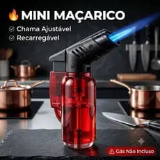 Mini Acendedor Recarregável Cozinha Churrasqueira Maçarico Artesanato