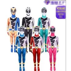 Crianças Power Rangers Cosmic Fury Temporada Halloween cosplay Trajes De Desempenho De Palco Macacão