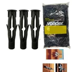 Bucha 10mm Parede Oca Tijolo Baiano 250 Unidades