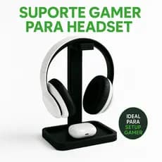 Suporte de Mesa para Headfone e Fone De Ouvido Gamer
