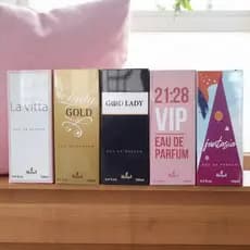KIT COM 5 PERFUMES FEMININO 100ML CADA