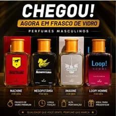 KIT COM 04 PERFUMES MASCULINO \ FRAGRANCIA IMPORTADA