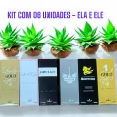 PERFUME FEMININO E MASCULINO | KIT COM 06 UNIDADES